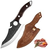 TUTCHUAN Kochmesser Japanische handgeschmiedete Küchenmesser Full Tang High Carbon Steel...
