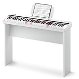 Donner DK-10S Light up Piano Keyboard für Anfänger, tragbares elektrisches Klavier mit 61 Tasten,...