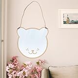 LIMEOW Bärenspiegel - 3D Acryl Spiegel für Kinderzimmer, Kleiner Wandspiegel zum Aufhängen mit...