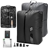 LONGHIKER Reise-Vakuum-Aufbewahrungsbeutel, wiederverwendbar, luftlos, Kompressionsbeutel für...