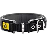 HUNTER NEOPREN REFLECT BVB Hundehalsband, Nylon, Neopren gepolstert, reflektierend, 60 (L),...