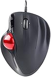 Mod-It Trackball Maus: USB-Laser-Trackball, 5 Tasten und 4-Wege-Scrollrad, 1.200 DPI...