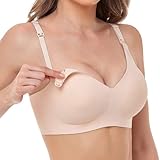 Vinfact Seidig Glatter Still BH Damen Ohne Bügel Nahtloser Stillbh Schwangerschafts-BHS mit...