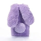 Yobby Niedlich Weich Faux Pelz Handyhülle für iPhone 7, iPhone 8 Plüsch Hülle,Hase Ohr Winter...