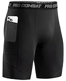 Niksa 1 oder 3 Pack Herren Kompressionsshorts, Sport Unterhosen Männer Schnelltrocknendes...