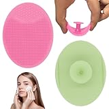 JEYORZY 2Pcs Silikon Gesichtsreinigungsbürste, Gesichtsreinigungsbürsten, Peeling Bürsten,...