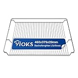 VIOKS Grillrost Edelstahl 465x375mm Ersatz für Bosch 00574876 HEZ334000 Grillrost Backofen...