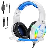 Krysenix PG1 RGB Gaming Headset für PS4, PS5, PC,Switch, Xbox, Headset mit LED und Gaming...