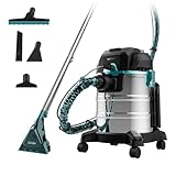 Cecotec CarpetClean Staubsauger, Feststoffe, Flüssigkeiten, Polster und Teppiche mit Kabel Conga...