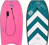 MESLE Bodyboard Speed Skin, für Kinder & Erwachsene bis 100 kg, großes Schwimmbrett zum Surfen &...