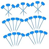 HANABASS 20 Stück Kunststoff Pflanzenschilder T-typ Gartenmarker für Blumen Gemüse Kräuter...