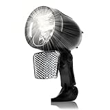 LED-Vorderlicht Frontscheinwerfer 80 Lux mit Standlicht, Taglicht und Helligkeitssensor, Schwarz