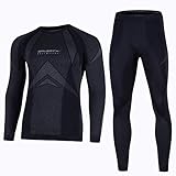 BRUBECK Set Funktionshose + Funktionsshirt Langarm Herren I Sport Funktionswäsche I Base Layer I...