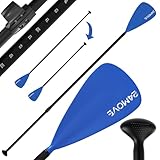 24MOVE® Paddel Einzelpaddel Teleskoppaddel Stechpaddel für SUP Stand Up Board, Paddling, Leicht...