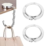 2 Stück Faltbare Antirutsch Handtaschenhalter, Taschenhalter für Handtaschen, Tisch...