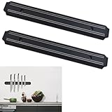 Mavendo Magnetleiste, Messerleiste, Messerblock Magnetisch, 2 Stück 33cm Leiste für Messer...
