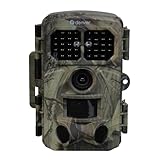 Denver WCT-8026 Wildkamera – 8 MP CMOS Sensor, WiFi & App – 34 IR-LEDs, 20 m Bewegungserkennung,...