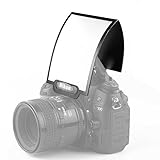 Interner Blitzdiffusor kompatibel mit CANON EOS POP UP pop-up weiß grau Softbox Reflektor Bounce...
