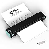 Phomemo Mobiler Drucker M08F Bluetooth Kleiner Drucker - Portable Printer Kompatibel mit Android-...