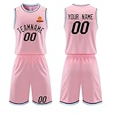 WEANGCW8238JIAN Basketball-Uniform, Basketball-Trikots für Jugendliche und Erwachsene,...