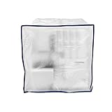 Nähwelt Flach Overlocker Cover transparente Schutzhülle Staubschutz Kunststoff abwaschbar 30x30x33...