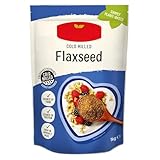 Linwods Orgaanic Gemahlene Premium Leinsamen Omega3 Protein Eisen Magnesium Samen 1 kg