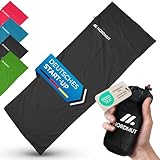 NORDMUT® Hüttenschlafsack Mikrofaser Ultraleicht - Sommerschlafsack Kleines Packmaß &...