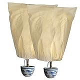 Winterschutz für Pflanzen, 2 Stück 60*80cm Winter Pflanzenschutz Schutzhülle Frostschutz Haube...