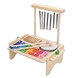 Kinder-Xylophon, Kinder-Glockenspiel-Xylophon-Set, Hohe Härte, Fein Poliert, Multifunktional, für...