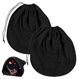 2er-Pack Helmtaschen Helmschutz-Aufbewahrungstasche leichte Tragetaschen Motorradhelmüberzug...