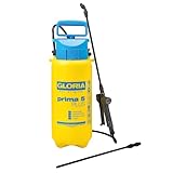 GLORIA Drucksprühgerät prima 5 Plus | Säurebeständiger Drucksprüher 5 Liter für Essigsäure,...