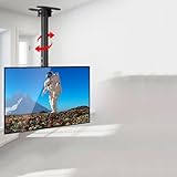 Deckenhalter TV-Halterung - Verstellbare, Neigbare TV-Deckenhalterung, Passend Für 37-85 Zoll...