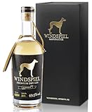 Windspiel Premium Dry Gin Reserve 49,3 % vol. Fassgelagerter Manufaktur Gin in edler Holzbox zum...
