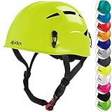 ALPIDEX Kletterhelm | Norm EN 12492 Kletterausrüstung Hartschalenhelm | Universal Passend | Robust...