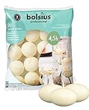 Bolsius Schwimmkerzen - Dekorative Haushaltkerzen - 20 Stück - Durchmesser 45 mm - Länge...
