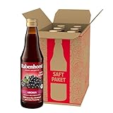 Rabenhorst Aronia Muttersaft BIO 6er Pack (6 x 330 ml) - 100 % purer Aronia-Direktsaft aus erster...