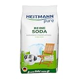 HEITMANN pure Reine Soda | Natürliches Reinigungspulver für Haushalt, Wäsche & Garten |...