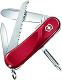 Victorinox, Taschenmesser, Junior 09, 85 mm, rot (8 Funktionen, Klinge, ohne Spitz, Holzsäge),...