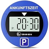 Warmfay® Elektronische Parkscheibe mit Zulassung vom KBA, Automatische Digitale Parkscheibe...