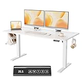 Höhenverstellbarer Schreibtisch, Elektrischer Standing Desk, Stabiler Höhenverstellbar Elektrisch...