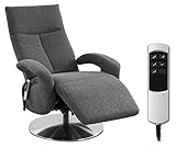 CAVADORE TV-Sessel Tirol / Fernsehsessel mit elektrisch verstellbarer Relaxfunktion / 2 E-Motoren /...