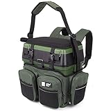 Zite Fishing [Multi Angelkoffer-Rucksack & Sitz-Kiepe in 1] Angeltasche inklusive 4x Tackle-Angelbox...