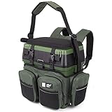 Zite Fishing Multi Angel-Koffer-Rucksack & Sitz-Kiepe in 1 - Inklusive 4 Tackle-Boxen für...