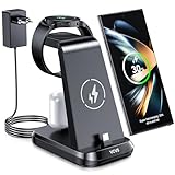 VCVS 36W USB C Superschnell Ladestation kompatibel mit Samsung Watch und Handy, 3 in 1 Ladegerät...