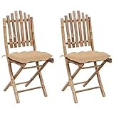 ZQQLVOO Klappbare Gartenstühle 2 STK. mit,Klappstuhl,Balkon...