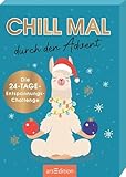 Chill mal durch den Advent: Die 24-Tage-Entspannungs-Challenge | Adventskalender-Box mit 24 witzigen...