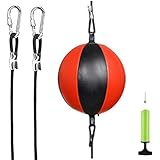 Wanlxc Doppelendball Punchingball Boxball Speedball Boxen Boxbirne Set MMA Erwachsene Training...