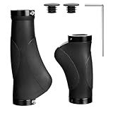 Ergonomische Fahrradgriffe Mit Zwei Seiten Lock-On Design - Rutschfest Für 22,2 Mm Mountainbike Und...