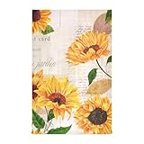 Joitme Küchentücher im Vintage-Stil, gelbe Sonnenblumen, 71,1 x 45,7 cm, Küchendekoration,...