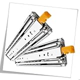 SMELEDFCFK Seitenmontage Vollauszüge Auszugsschienen 300-1500mm Schubladenschienen Verriegelung...